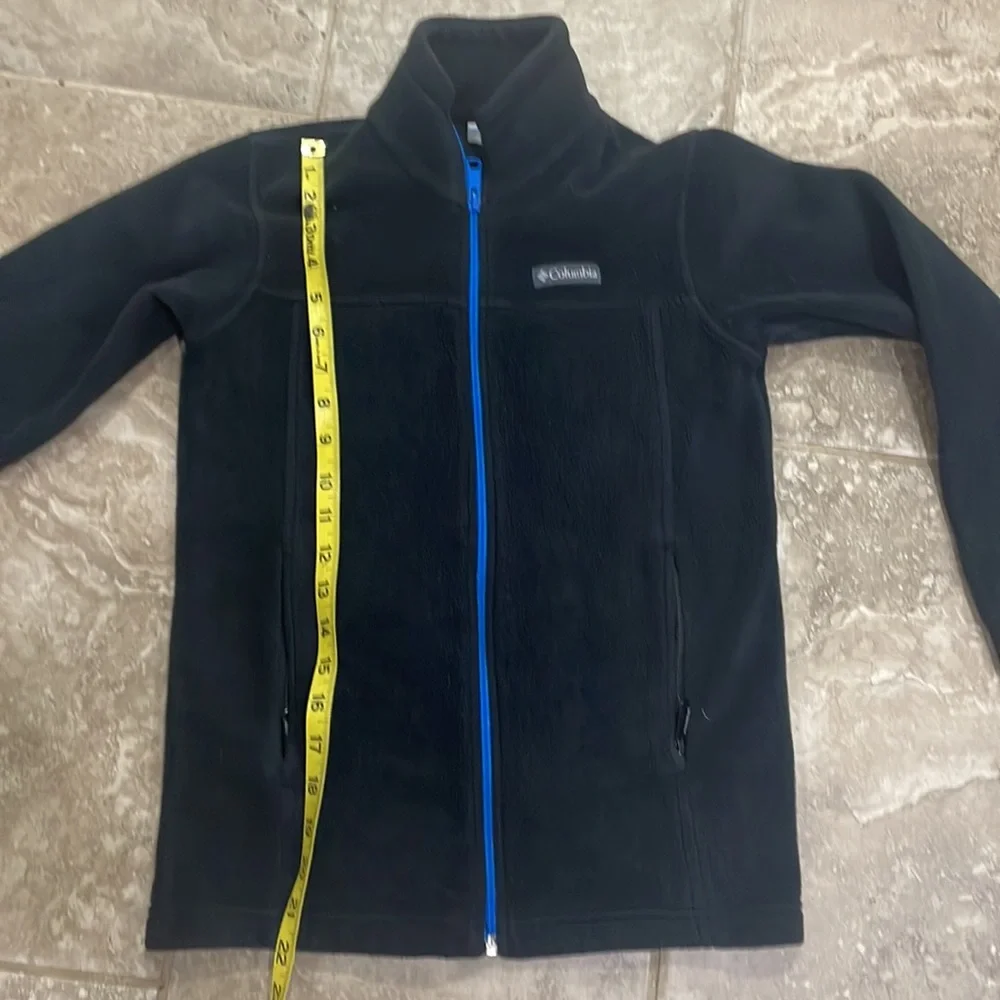 Columbia Black Full‎ Zip Fleece Jacket | Youth Sz M